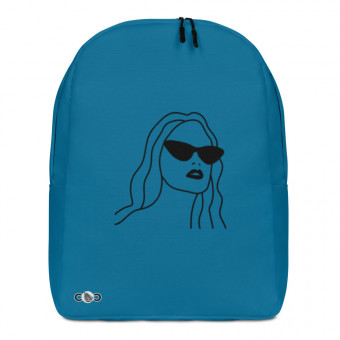 Blue Space Minimalist Backpack