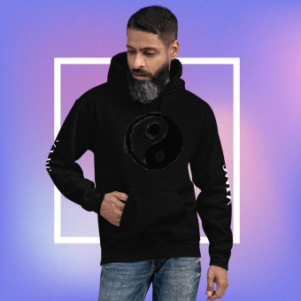 Abstract Ying and Yang Unisex Hoodie